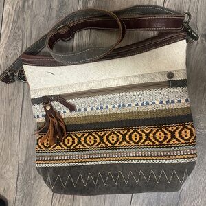 Bohemian Patterned Crossbody Myra Bag